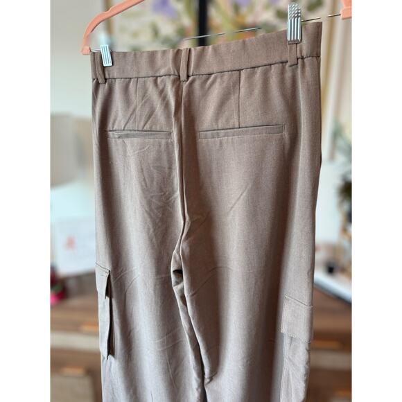 Abercrombie & Fitch Sloane Lightweight Tailored Cargo Pant Beige Womens Sze 27/4 - Picture 4 of 13